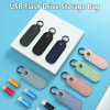 Кожаный чехол U-диска, держатель для ключей, сумка для хранения, USB-флеш-накопитель, защитный чехол, чехол для флэш-накопителя с памятью