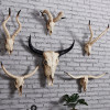 Искусственный череп коровы, овечий череп, настенный декор, декор ручной работы, настенная скульптура для домашнего бара, ресторана, украшения