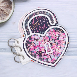 Love Lock Ledger День святого Валентина Металлическая форма для резки из углеродистой стали, используемая для DIY буфера обмена, альбома, ремесленного украшения