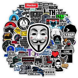 Cybersecurity Hackers сетевые наклейки безопасности DIY подарочная наклейка для ноутбука телефона скрапбукинг багаж декоративные бутылки водонепроницаемые