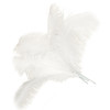 100 шт. натуральные страусиные перья, украшение для свадебной вечеринки, белые, 45-50 см