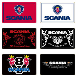 90X150CM 3x5Fts Scanias Флаг Полиэстер Печатный Автомобильный Баннер Для Декора
