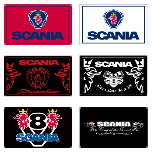 90X150CM 3x5Fts Scanias Флаг Полиэстер Печатный Автомобильный Баннер Для Декора
