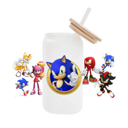Японский ежик Sonic узор игры УФ DTF переводная наклейка водостойкие переводные наклейки для стеклянных чашек 16 унций наклейки