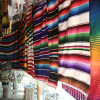 Мексиканское одеяло Serape, дорожные полосатые радужные пляжные одеяла, коврик с кисточкой для кроватей, чехол для дивана для пикника на открытом воздухе, хлопок, флис