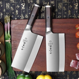 SHIBAZI ZUO профессиональный китайский кухонный нож из нержавеющей стали для нарезки мяса и овощей, ножи шеф-повара-тесак для инструментов для приготовления пищи