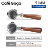 Бездонный портафильтр для кофе 51 мм для Delonghi ec680 685 со сменной корзиной для фильтра, голый портафильтр, инструмент для приготовления эспрессо