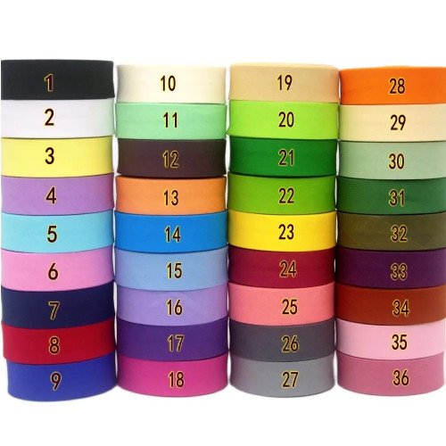 Косая лента из 100% хлопка, ширина 20 мм, 3/4 дюйма, гладильная однослойная косая лента для рукоделия, рукоделия, 5 м/лот