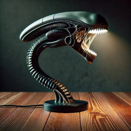Уникальная подставка для лампы Alien Creature, лампа для украшения дома в спальне, орнамент из смолы