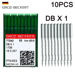 10 шт./1 коробка Groz Beckert DBx1 16x257 1738 иглы для швейных машин