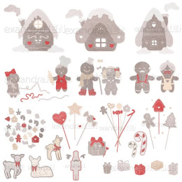 Piggy Craft металлические штампы для резки, формы для резки, новые рождественские украшения, скрапбук, нож для рукоделия, форма, лезвие, трафареты, штампы