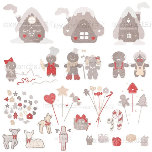 Piggy Craft металлические штампы для резки, формы для резки, новые рождественские украшения, скрапбук, нож для рукоделия, форма, лезвие, трафареты, штампы