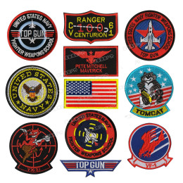VF-1 великолепная повязка на руку США, военный значок для фанатов, одежда «сделай сам», пальто, нашивка, мотоциклетные кожаные куртки, нашивки, вышивка