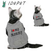 Одежда Love Cat, хлопковые футболки для домашних животных, одежда для кошек, котят, жилет, одежда для маленьких собак, жилет для мамы и папы, одежда для домашних животных Gatos, 35S1