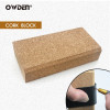 OWDEN инструменты ручной работы для кожевенного ремесла, подложка из пробки «сделай сам», коврик из пробкового блока, доска из грубого зернистого дуба, дополнительная Алмазная конусная перфорация