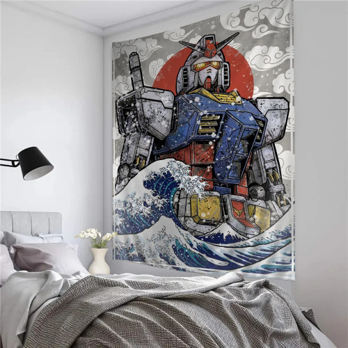 Картины Gundam, искусственные богемные настенные гобелены, мандала, настенные подвесные листы