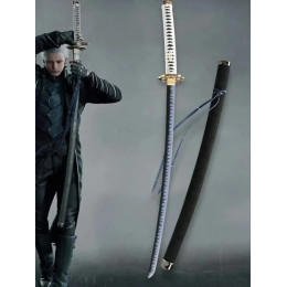 104 см Yamato Katana Devil May Cry 5 Sabre Vergil Yamato Нож для косплея реквизит настоящий полноразмерный японский самурайский меч катаны детская игрушка