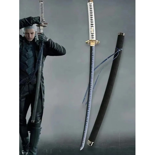 104 см Yamato Katana Devil May Cry 5 Sabre Vergil Yamato Нож для косплея реквизит настоящий полноразмерный японский самурайский меч катаны детская игрушка