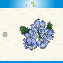 Forget Me Nots металлические штампы 2021, новые формы «сделай сам», изготовление бумаги для скрапбукинга, высечки, поделки