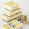 Квадратная силиконовая форма для кубиков льда с крышкой - многоразовый кухонный инструмент для удобного хранения кубиков льда, миксер для приготовления десертов, кухня для виски