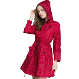 Дождевик со шляпой и складными манжетами для женщин и мужчин, стильный легкий плащ-дождевик, водонепроницаемый ветрозащитный плащ