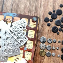 Режущие штампы MQ024 с винтовой крышкой для junkdiary скрапбукинга PaperDIY оригинальный дизайн