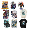 Аниме Кайдзю No. 8, печать Killua Zoldyck для одежды, нашивки, термопереносные наклейки, сделай сам, для детей, аппликация для одежды