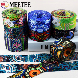1/2 метра Meetee 38/50 мм этнические нейлоновые ленты, жаккардовая лента, ремень для сумки, декор, атласная лента, кружевная отделка, швейные аксессуары
