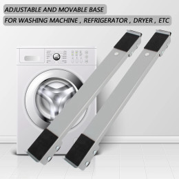 Регулируемая подставка для стиральной машины, 24-колесная универсальная многофункциональная подставка для холодильника, держатель для сушилки, мобильный роликовый кронштейн