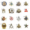 Masonic значок на лацкан для мастерской Shriner значок на лацкан с символом сцепления Бабочки Подарок для мастера Сделай Сам аппликация