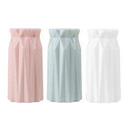 Пластиковая ваза для сушеных цветов, простой геометрический цветочный горшок, декоративная ваза в скандинавском стиле, Современная ваза для цветов на свадьбу, новоселье