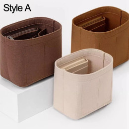 Фетровая сумка-вставка подходит для сумки Longchamp/сумок-ведра Сумка-вкладыш Фетровая косметичка Поддержка дорожной портативной вставки-органайзера для кошелька