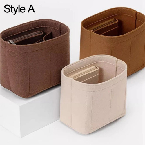 Фетровая сумка-вставка подходит для сумки Longchamp/сумок-ведра Сумка-вкладыш Фетровая косметичка Поддержка дорожной портативной вставки-органайзера для кошелька