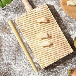 Доска для приготовления макаронных изделий Gnocchi, с фотографией, итальянская макарон, доска для приготовления макаронных изделий, весло для кухонных принадлежностей, рукоделие