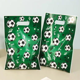 10 шт. подарочная сумка на футбольную тематику, сумка для конфет с футболом, подарочная упаковка, сумка для подарков для праздничной вечеринки на футбольную тематику