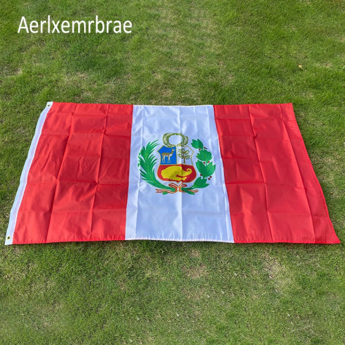 Флаг aerxemrbrae 150x90 см на полиэтиленовый флаг Перу