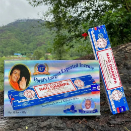 12 коробок/6 коробок Satya India Stick Incenses Белый шавлия Сандал Palo Santo Перуанское сакральное дерево Ароматерапия Домашние благовония NAG Champa