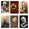 Saint Padre Pio St. Father Pio Италия из Пиетрелы Надежда и не беспокойство Металлические печатные таблички Настенный декор Паб Тарелки Жестяная вывеска