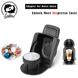 Новый обновленный адаптер для Dolce Gusto с оригинальным держателем капсулы Nespresso для одноразовых подставок