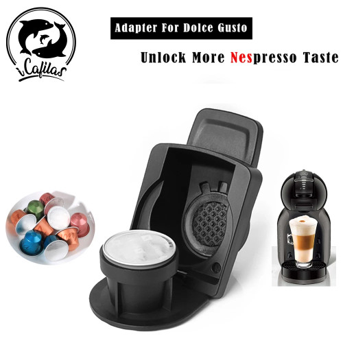 Новый обновленный адаптер для Dolce Gusto с оригинальным держателем капсулы Nespresso для одноразовых подставок