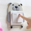 Kawaii мультфильм животные светящиеся силиконовые чехлы для переключателей 3D наклейки для детей спальня гостиная украшение дома