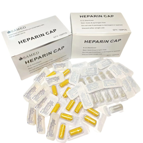 Кепка Heparin IV для домашних животных, собак, кошек, ветеринарные принадлежности, одноразовый катетер для интубации, герметичная кепка Heparin