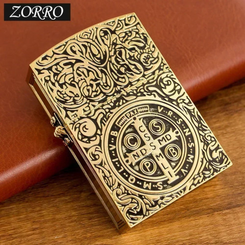 ZORRO негабаритная керосиновая зажигалка, металлическая личность, Константин 1:1, ограниченная серия, креативная тяжелая броня, негабаритная зажигалка, гаджет