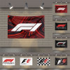 3x5 футов гоночный флаг Формулы-1 с полиэстеровым принтом F1, автомобильные флаги для декора комнаты, гаража
