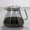 Leeseph Espresso Glass Carafe Кофейник, чайник с фильтром для заливки кофе - 400 мл 600 мл Алмазный стеклянный кофейник