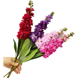 10 шт. Шелковый дельфинийный искусственный Larkspur гиацинтный Цветок для свадебных центральных украшений 9 цветов для дома фотообои для супермаркета декоративные цветы
