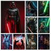 MINISO картина маслом по номерам фильм S-Star-W-Wars-S набор для рисования ручная роспись раскраска по номерам для современных декораций ome