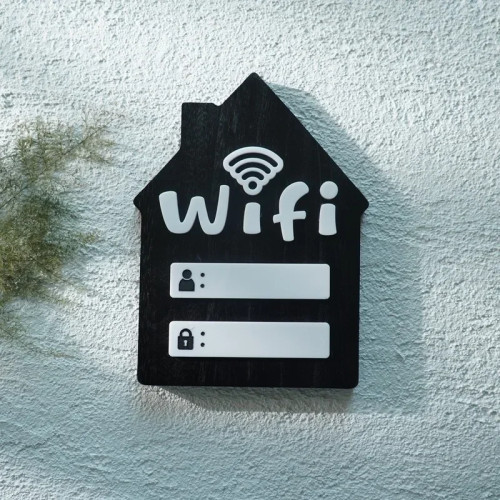 Доска с паролем Wi-Fi, деревянная рукописная Интернет-аккаунт, пароль, теплое напоминание, знак, торговый центр, магазин, беспроводная сеть, охват, вывески
