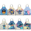 Kawaii Stitch фартук с рисунком звезды, детский фартук для столовой, ресторана, кухни, противообрастающие инструменты для уборки дома на талии