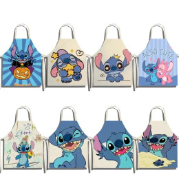 Kawaii Stitch фартук с рисунком звезды, детский фартук для столовой, ресторана, кухни, противообрастающие инструменты для уборки дома на талии